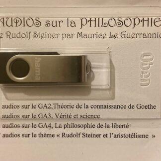 Audio sur la Philosophie de la liberté du Rudolf Steiner